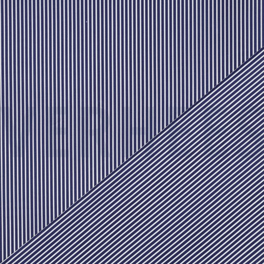 POPLIN STRIPES COBALT #7