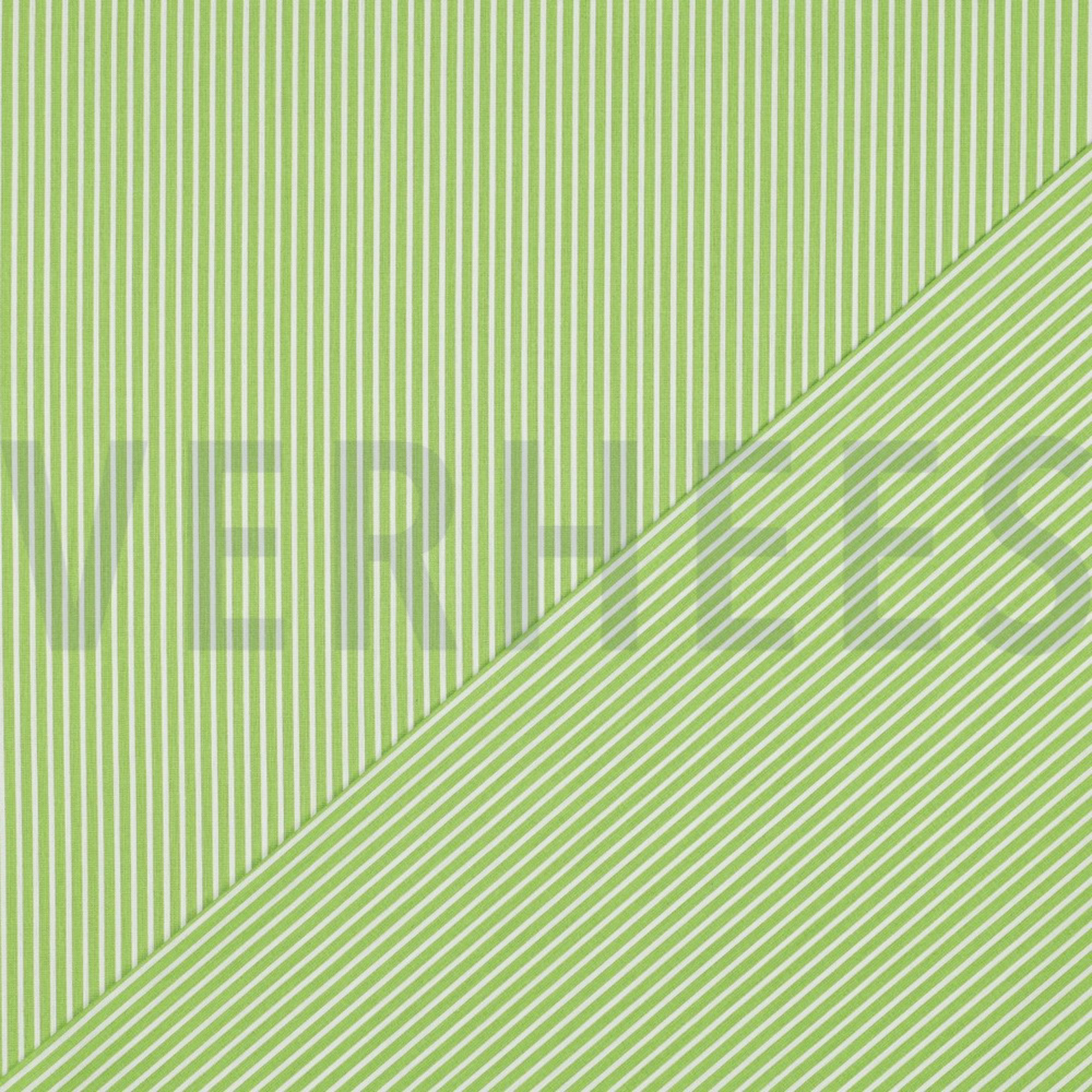 POPLIN STRIPES LIME (high resolution) #4