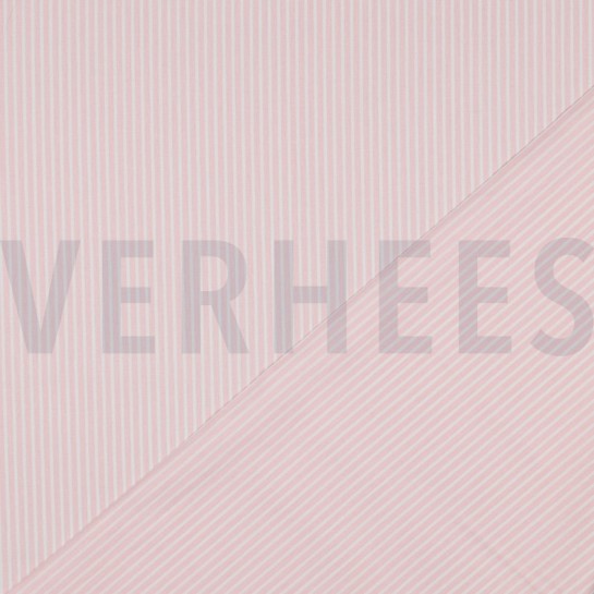 POPLIN STRIPES LIGHT ROSE #7