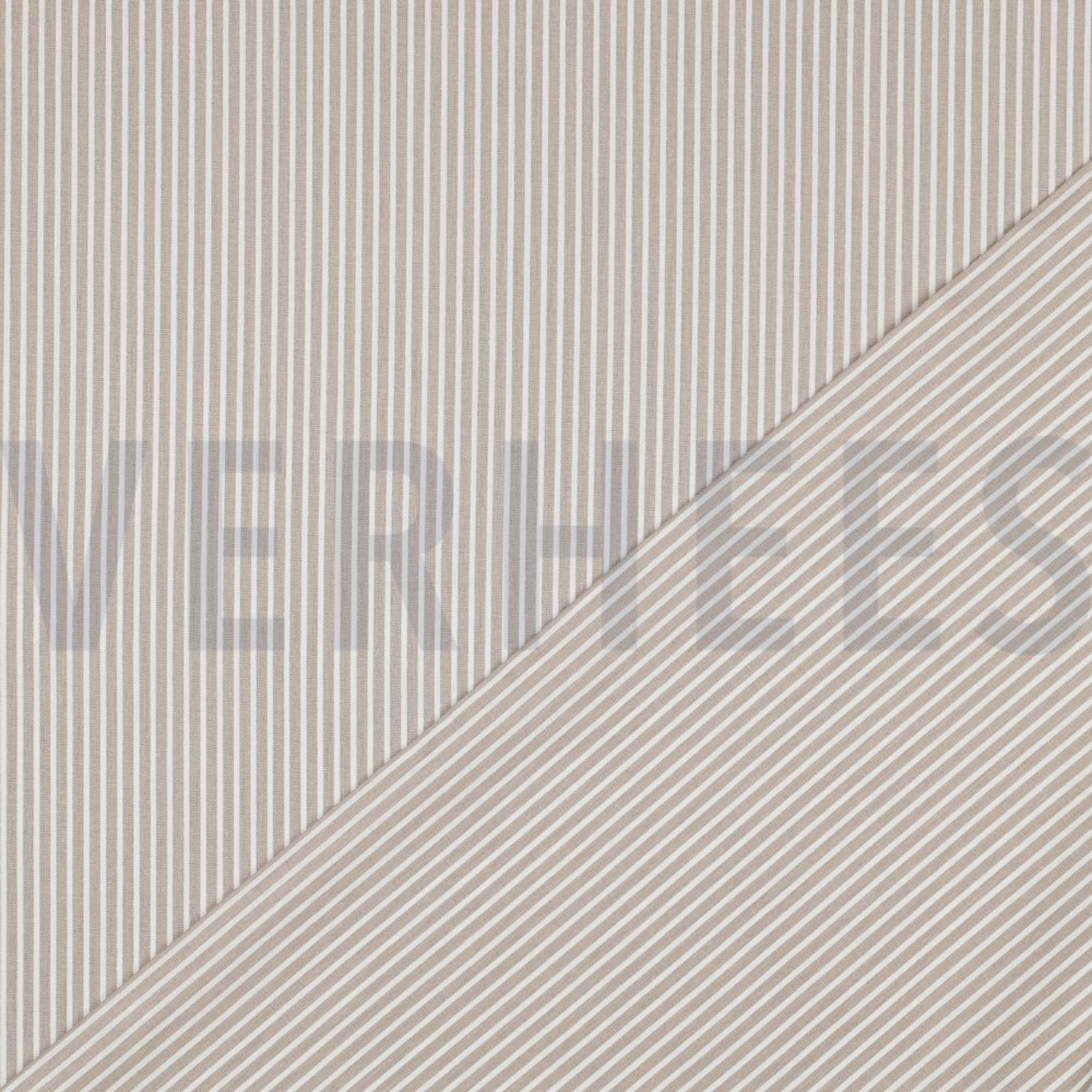 POPELINE DE COTON RAYURE SABLE (high resolution) #4