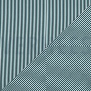 KATOENEN POPLIN STREPEN PETROL (thumbnail) #4