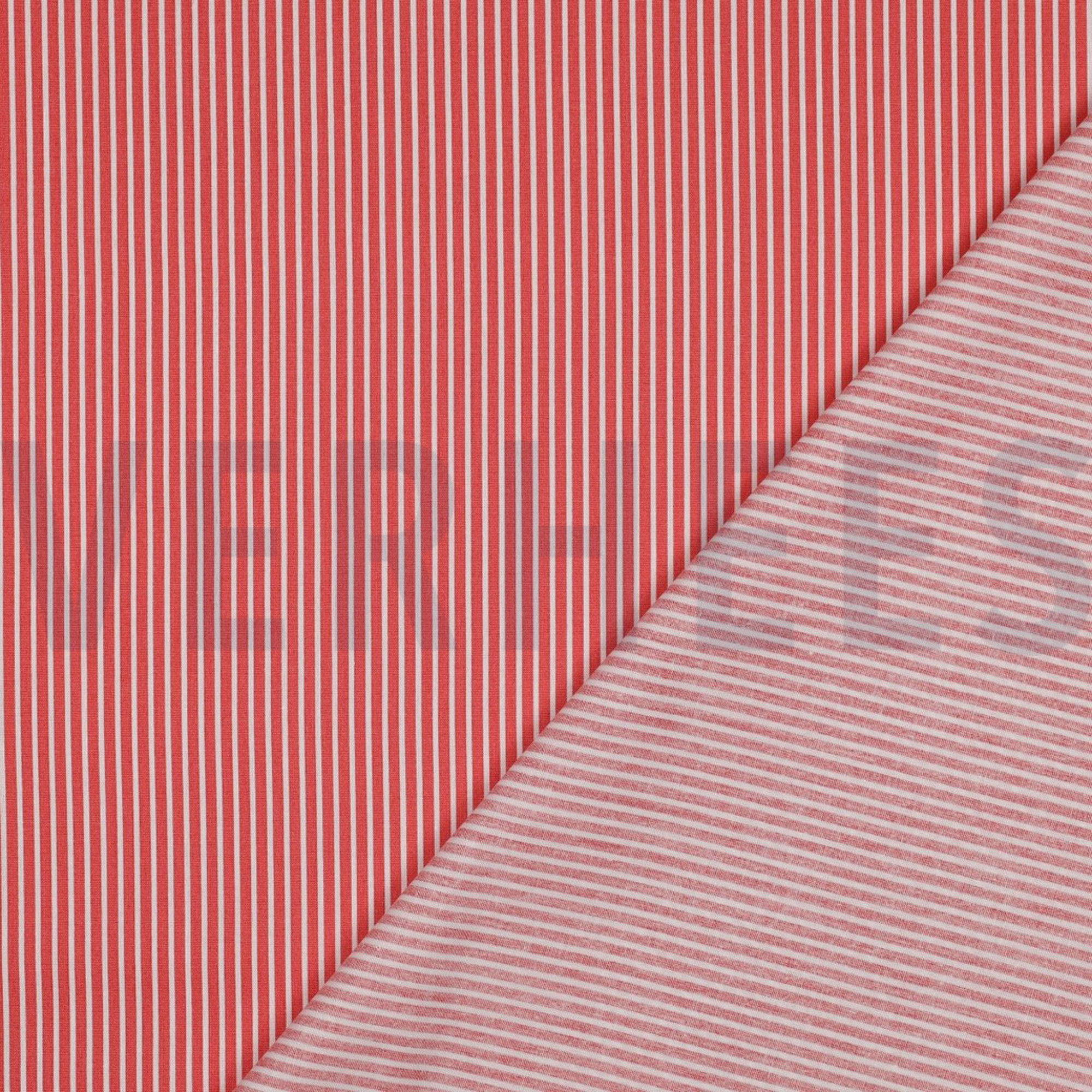 POPLIN STRIPES CORAL (high resolution) #4