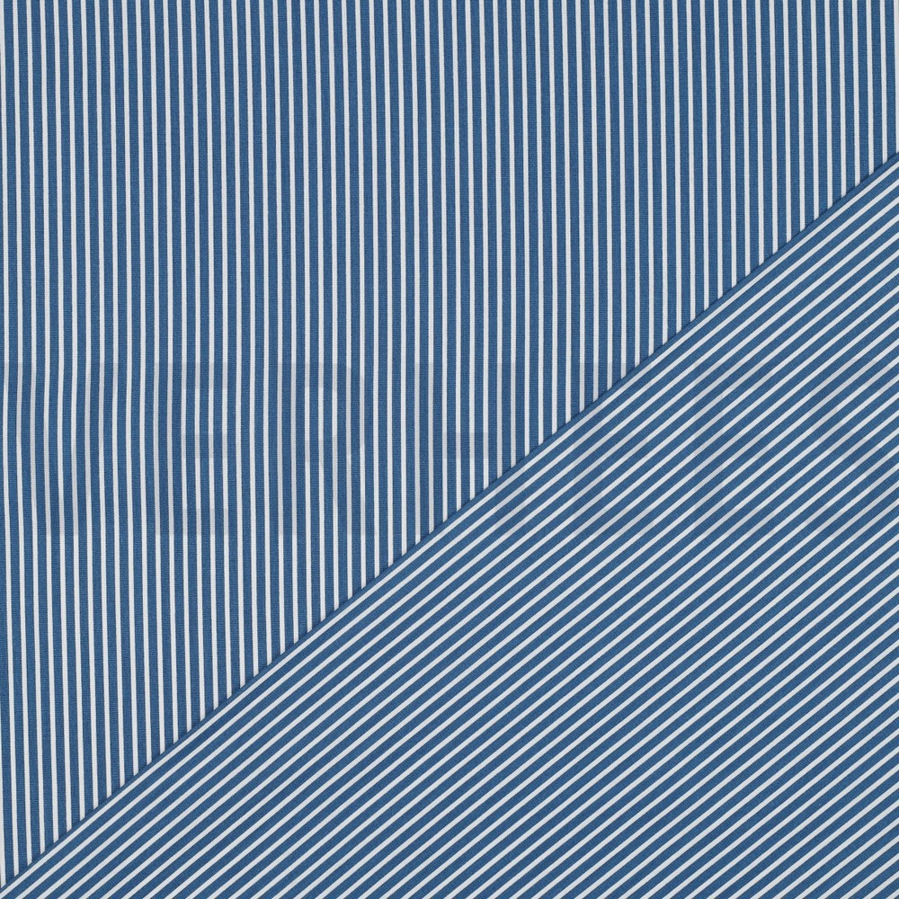 POPLIN STRIPES BLUE #7