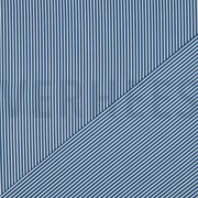 KATOENEN POPLIN STREPEN BLAUW (thumbnail) #4
