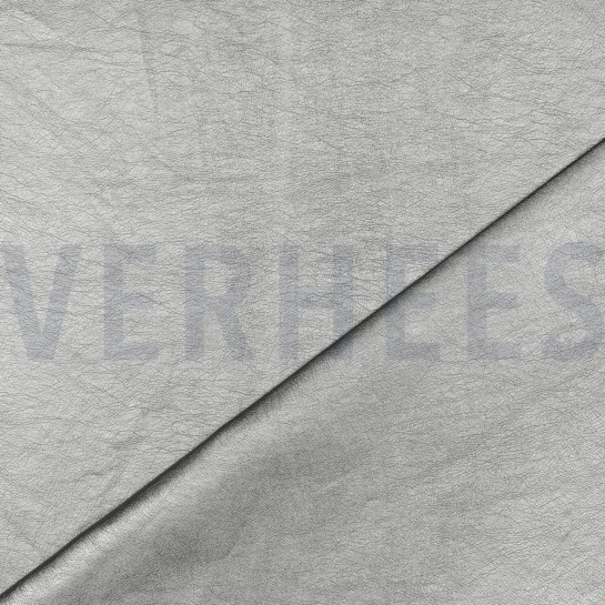 KUNSTLEDER SILBER METALLIC #7