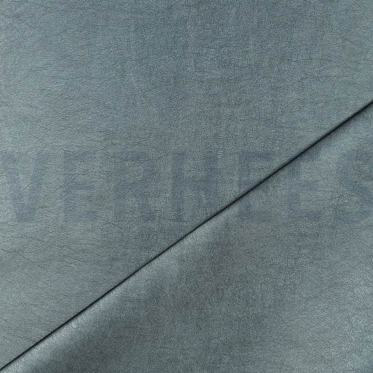 KUNSTLEDER MEERGRÜN METALLIC #7