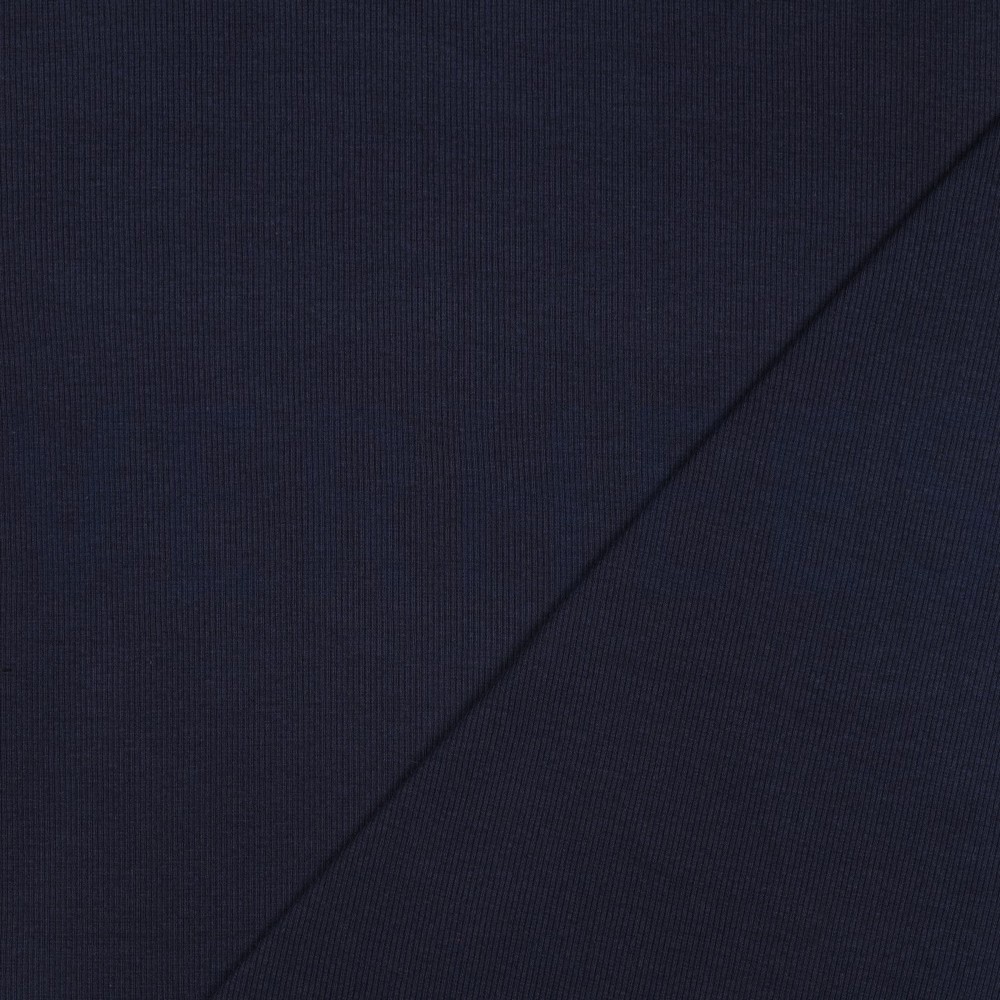 RIB BOORDSTOF GOTS MARINEBLAUW #7