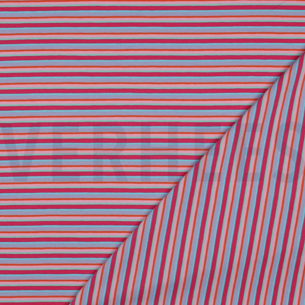 COTTON JERSEY YARN DYED STRIPES MULTICOLOUR #7