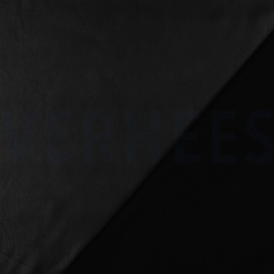 IMITATIELEER ZACHT STRETCH ZWART #7