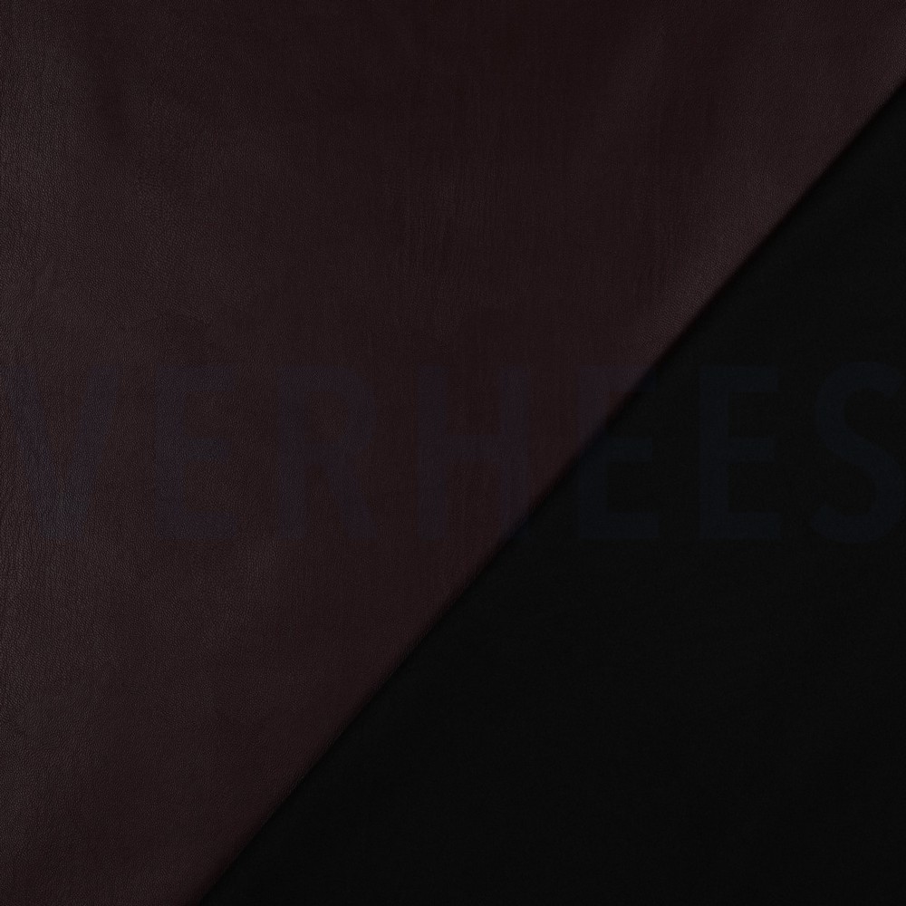 SIMILI CUIR SOUPLE STRETCH BORDEAUX #7