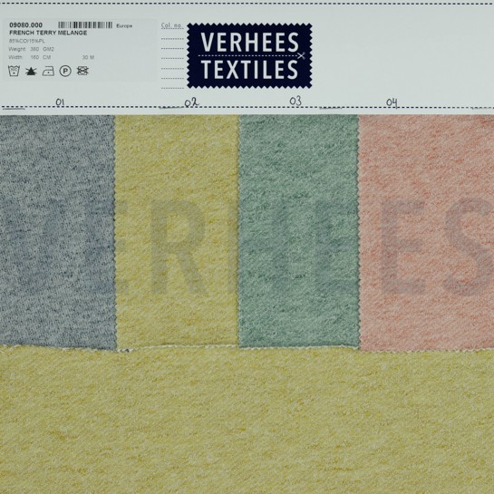 FRENCH TERRY MÉLANGE OCRE #7