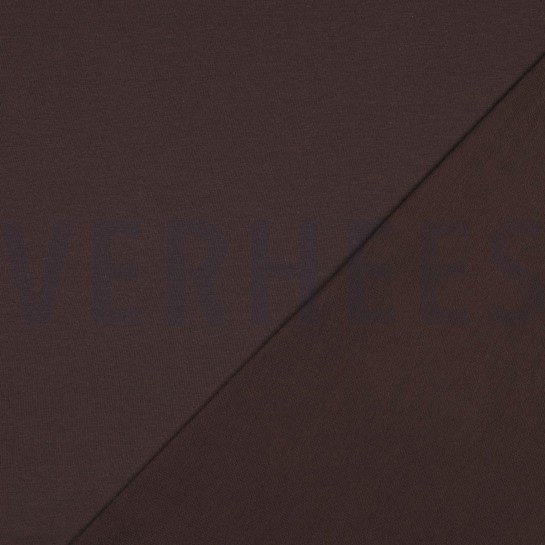 FRENCH TERRY GOTS DUNKELBRAUN #7