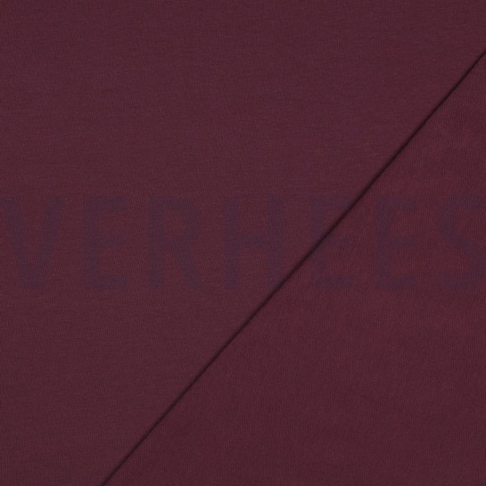 FRENCH TERRY GOTS AUBERGINE #7