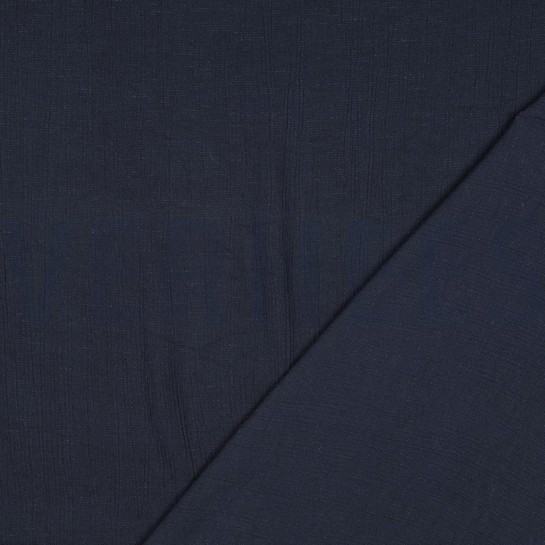 LEINEN VISKOSE CRINKLE MARINEBLAU #7