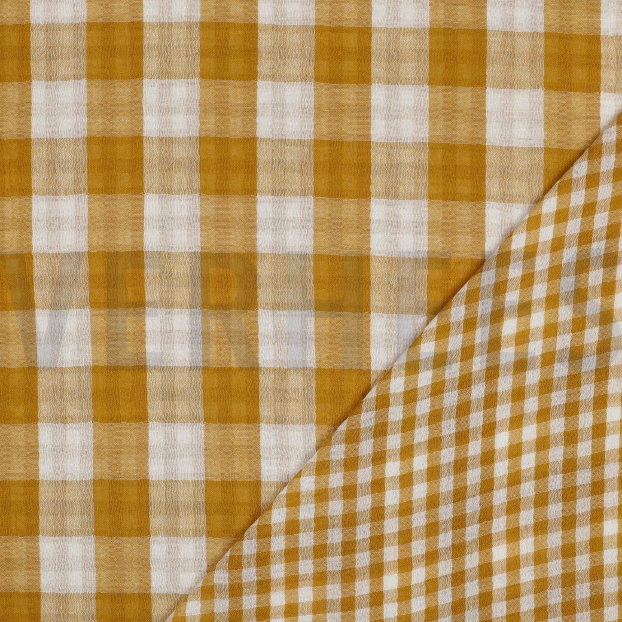 MUSSELIN DOPPELSEITIG KAROS OCKER (high resolution) #4