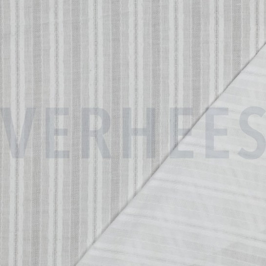 COTTON DOBBY OPTICAL WHITE #7