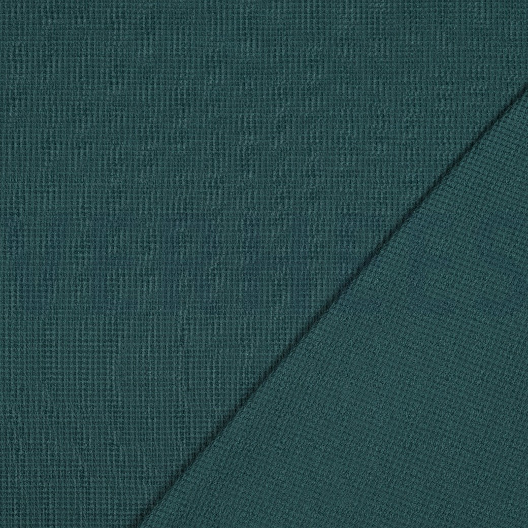 WAFFLE JERSEY GOTS DARK GREEN #7