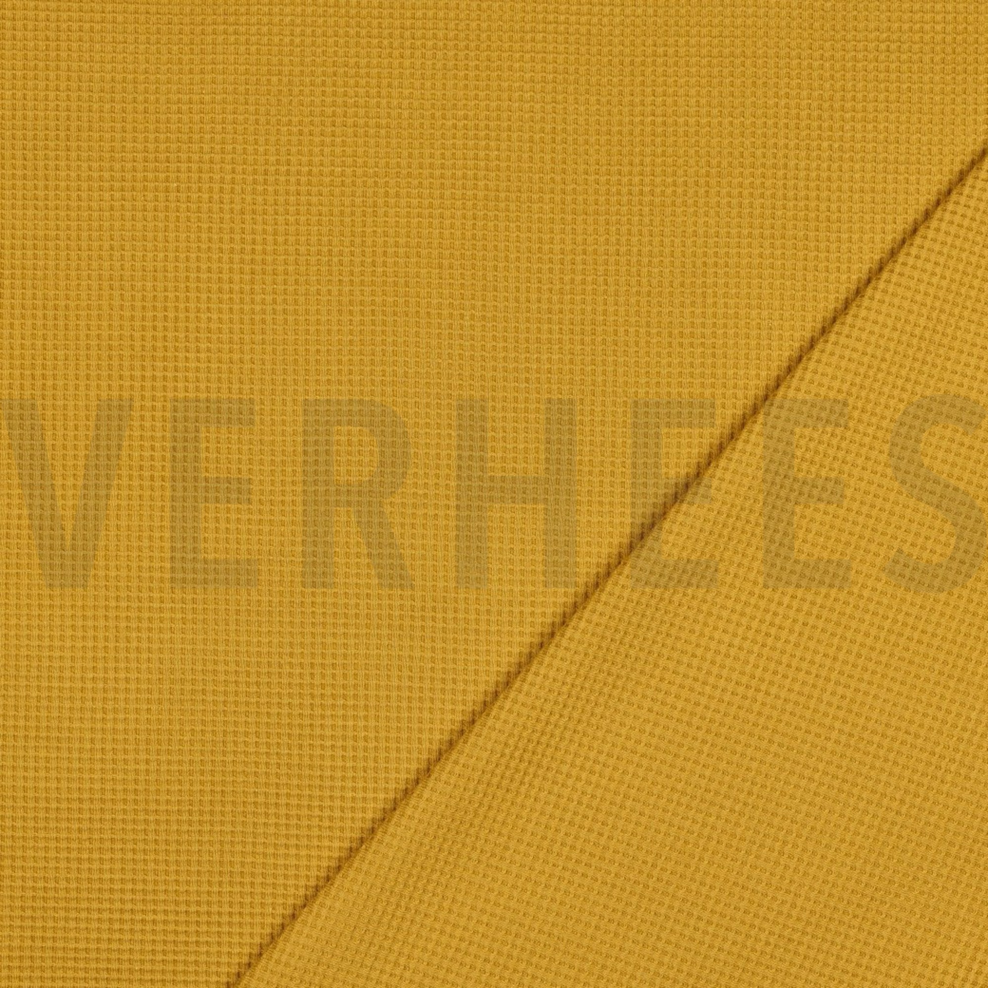 WAFFLE JERSEY GOTS MUSTARD (high resolution) #4