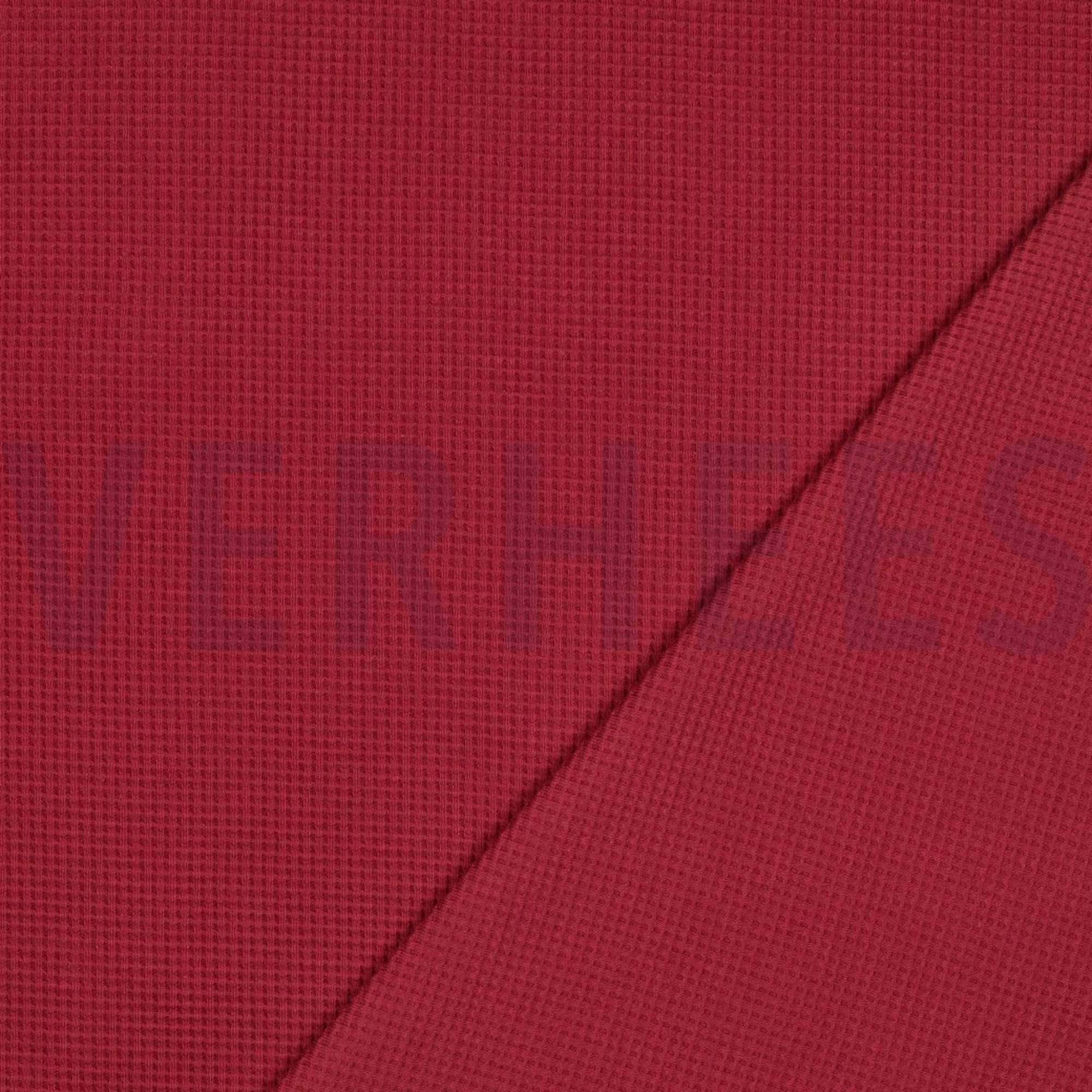 WAFFELJERSEY GOTS BORDEAUXROT (high resolution) #4