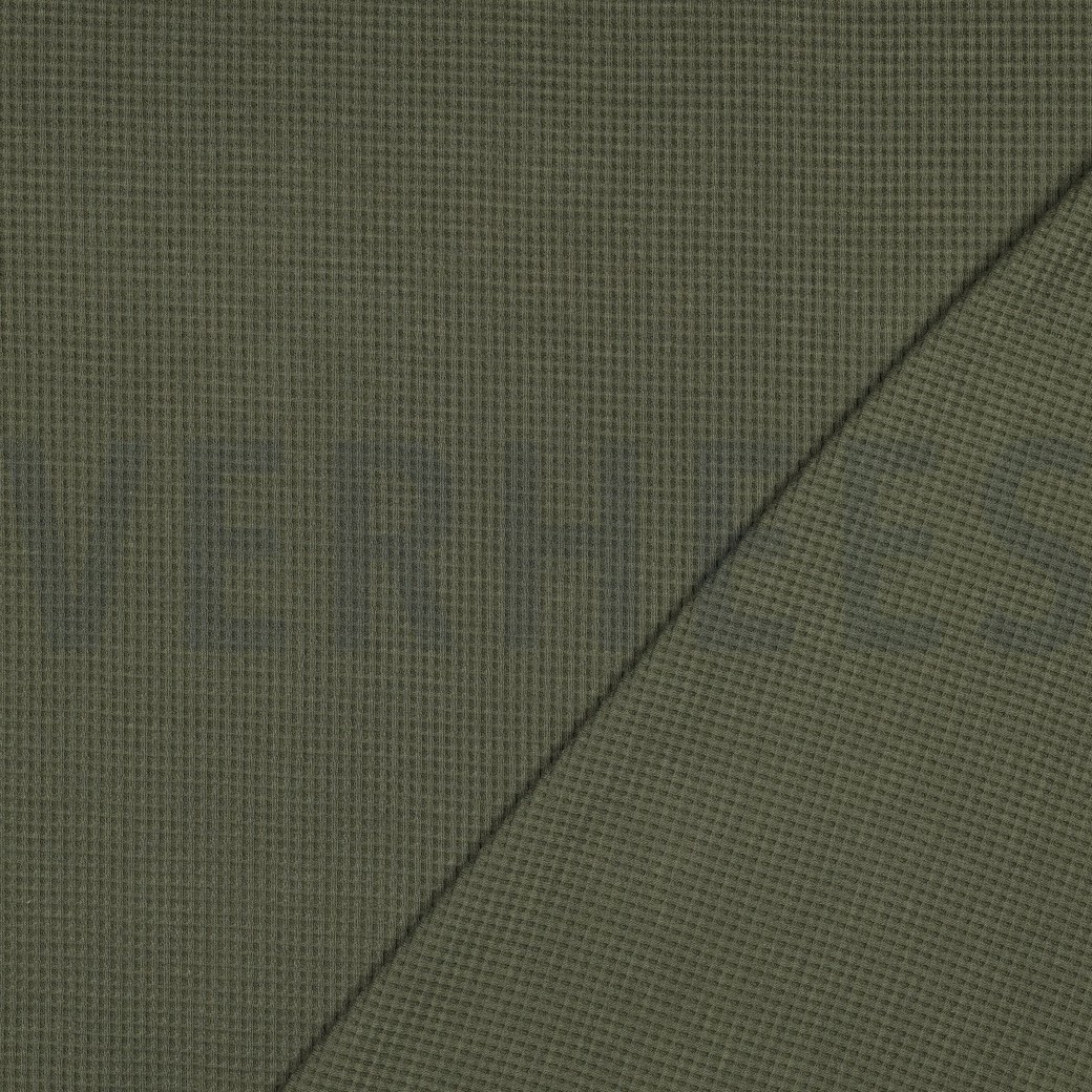WAFFLE JERSEY GOTS ARMY GREEN #7