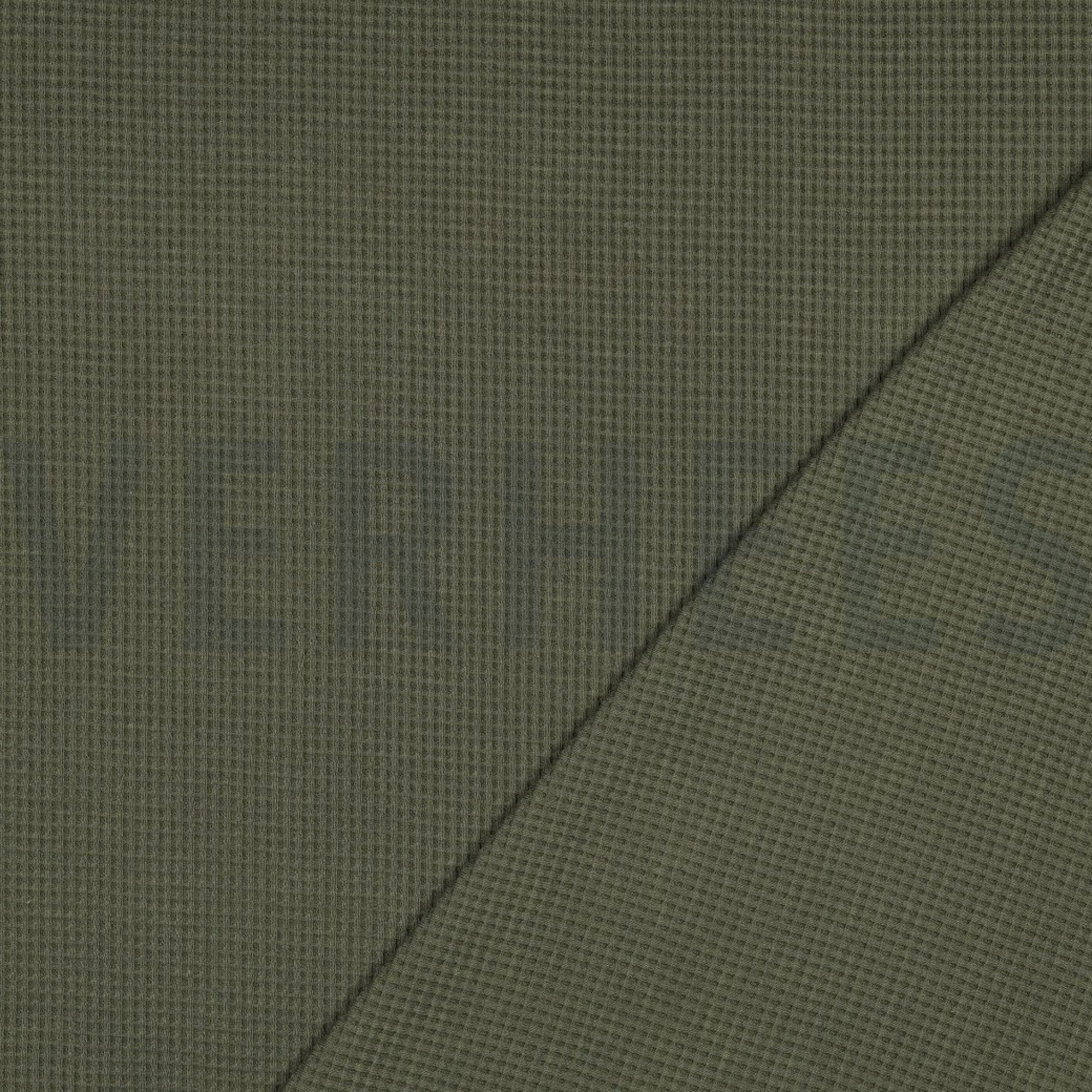 WAFFLE JERSEY GOTS ARMY GREEN (high resolution) #4
