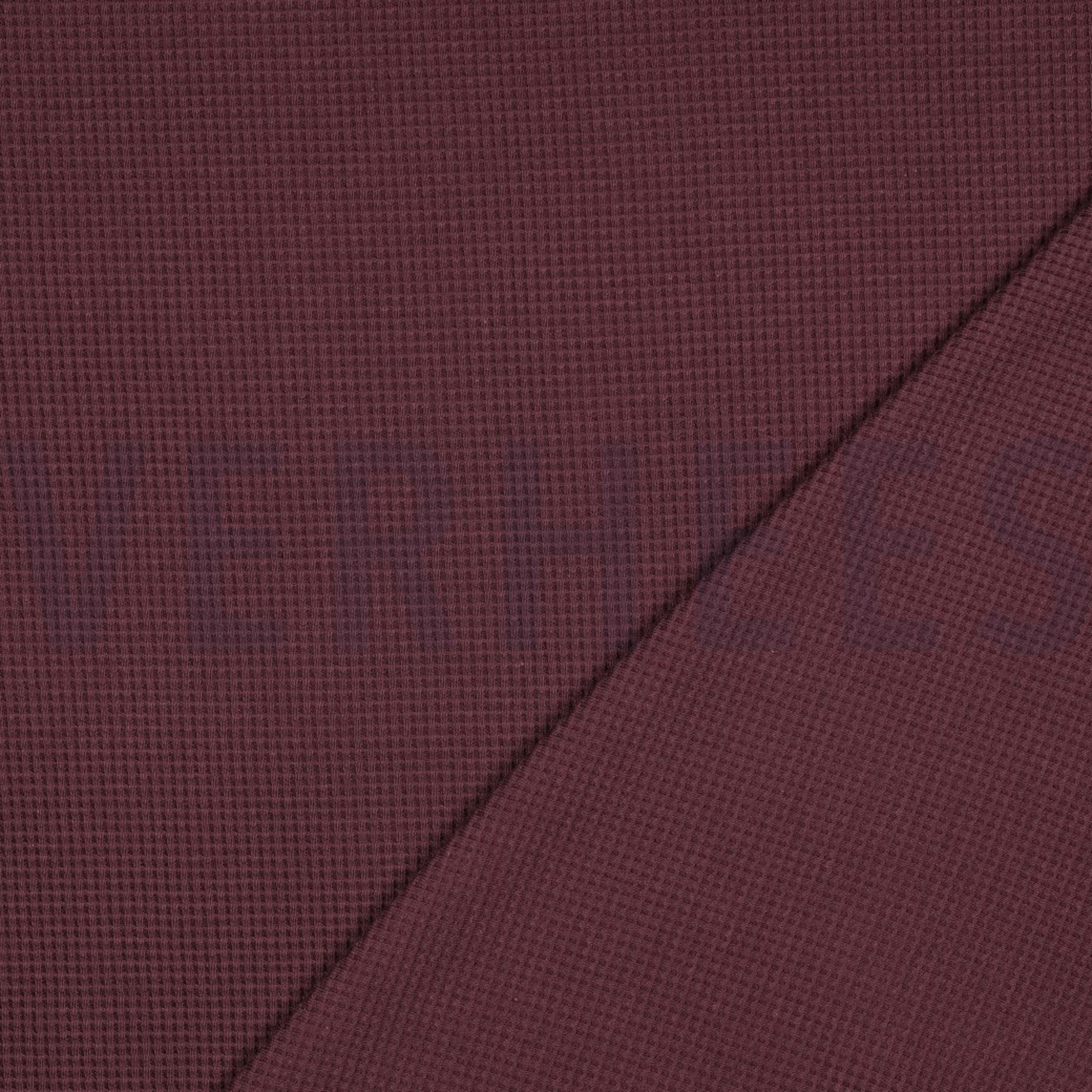 WAFFELJERSEY GOTS AUBERGINE (high resolution) #4