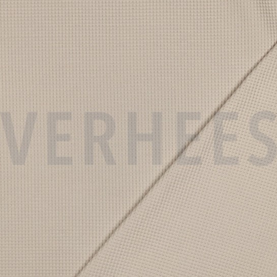 WAFFLE JERSEY GOTS LIGHT SAND #7