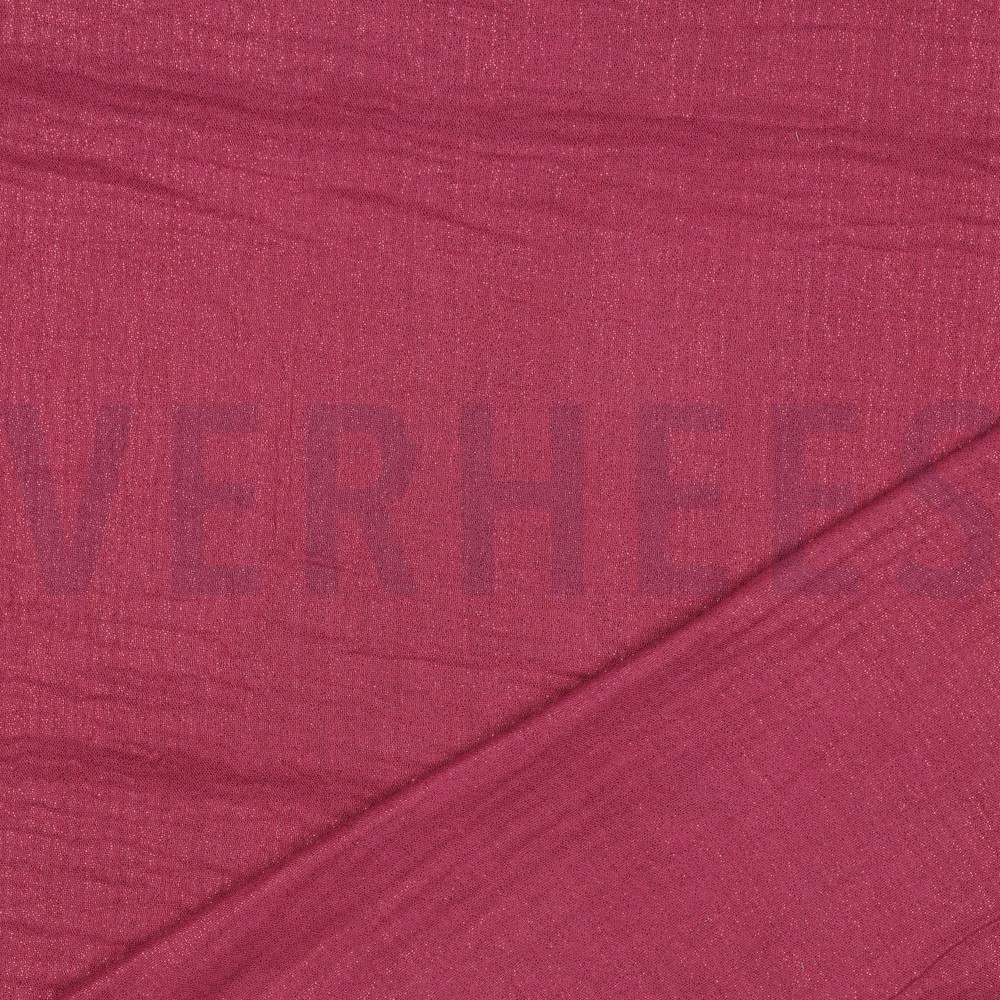 DOUBLE GAUZE FOLIE KERSENROOD #7