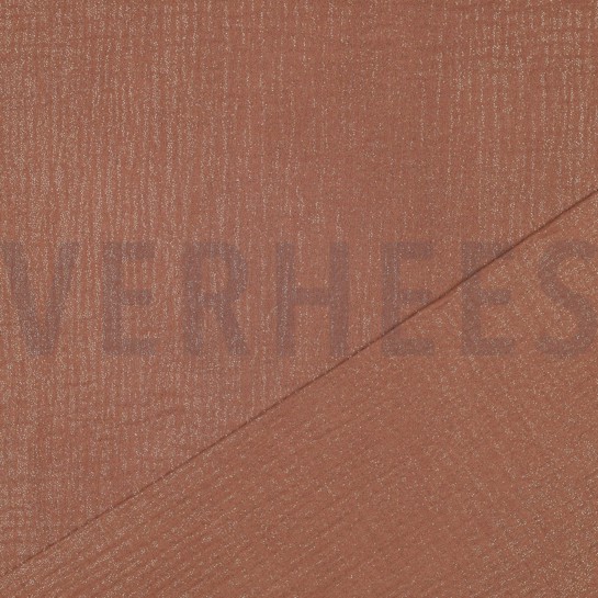 DOUBLE GAUZE FOLIE COGNAC #7