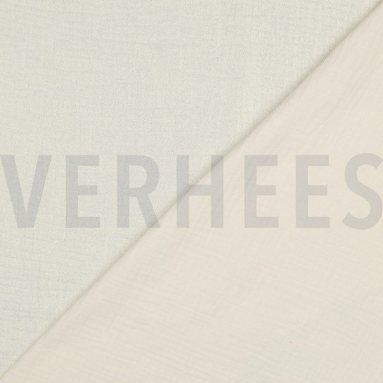 DOUBLE GAZE DE COTON FOIL ÉCRU #7