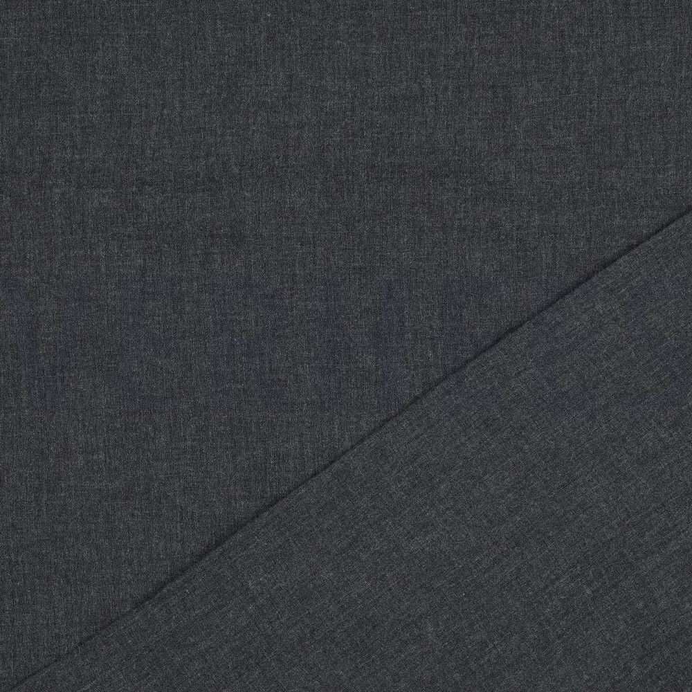 DOUBLE GAZE DE COTON MÉLANGE GRIS FONCÉ CHINÉ #7