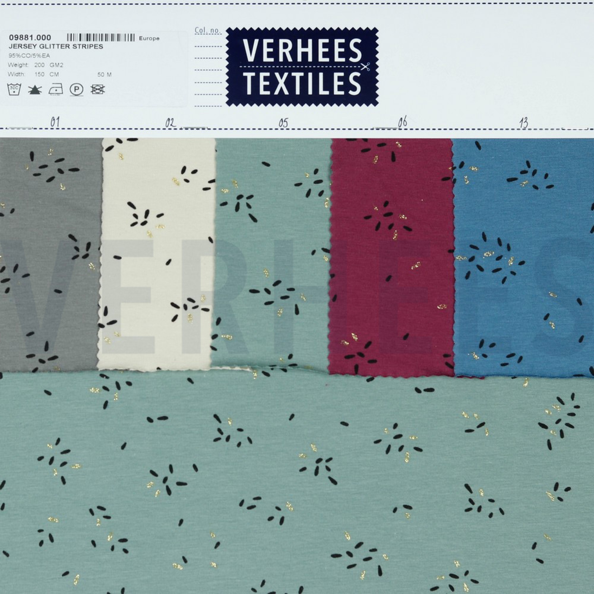 JERSEY GLITTER STRIPES ROCK GREY (high resolution) #4