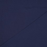 DOUBLE GAUZE MARINEBLAUW (thumbnail) #4