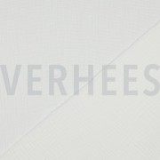 DOUBLE GAZE DE COTON BLANC CASSÉ (thumbnail) #4