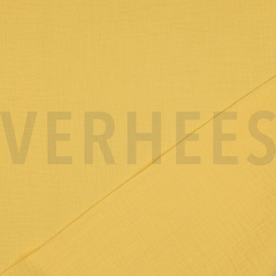 DOUBLE GAUZE ZACHT GEEL #7