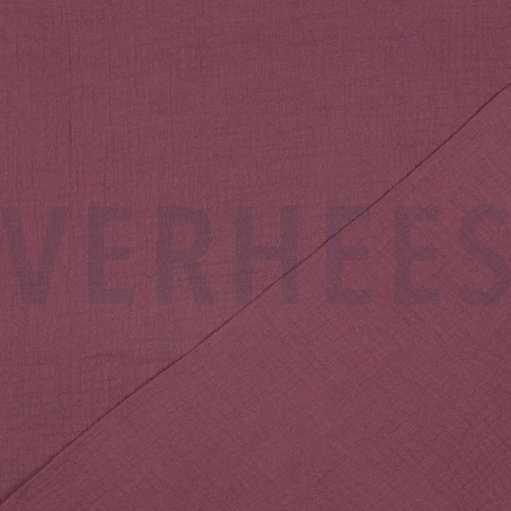 DOUBLE GAUZE AUBERGINE #7