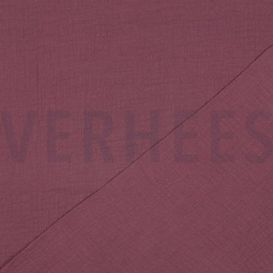 DOUBLE GAUZE AUBERGINE #7