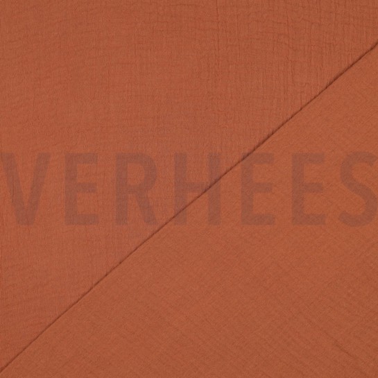 DOUBLE GAUZE COGNAC #7