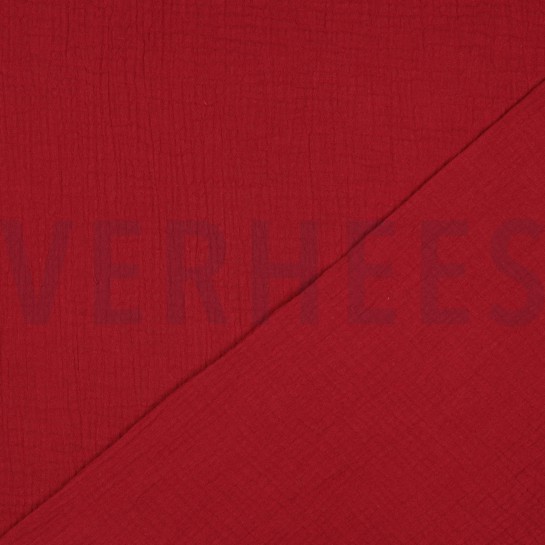 DOUBLE GAUZE WINE RED #7