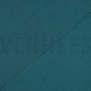 DOUBLE GAZE DE COTON CYAN FONCÉ (thumbnail) #4