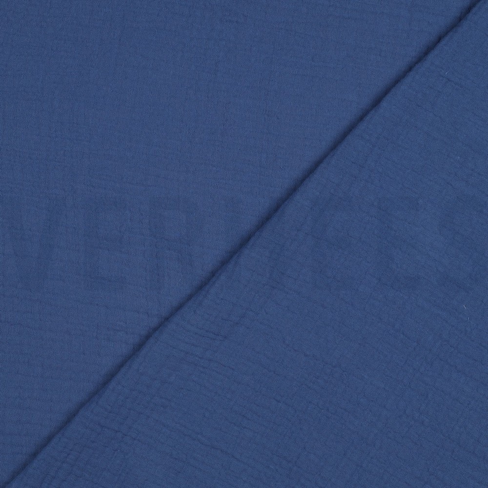 DOUBLE GAUZE MIDNIGHT BLUE #7