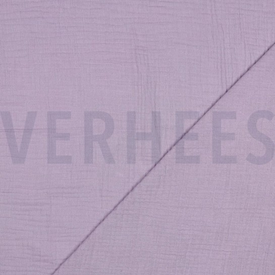 DOUBLE GAUZE DONKER LILA #7