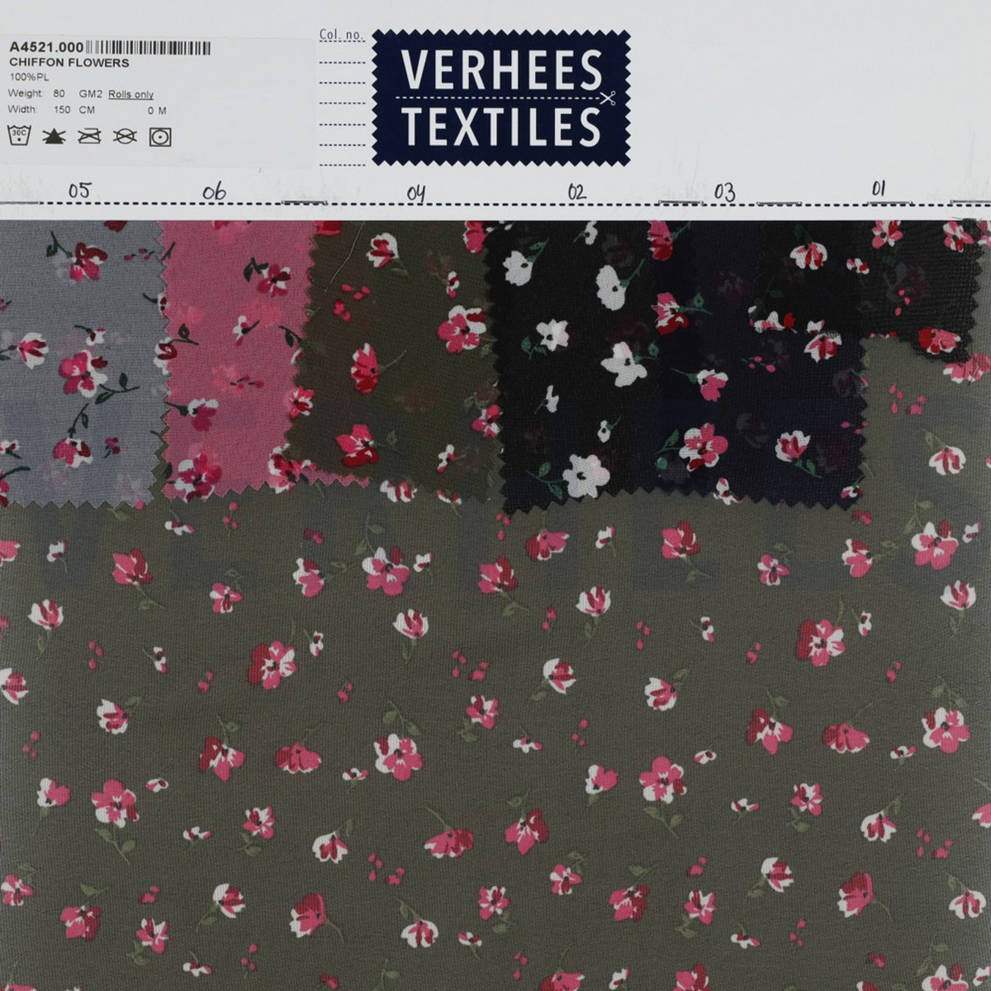 CHIFFON FLEURS NOIR (high resolution) #4