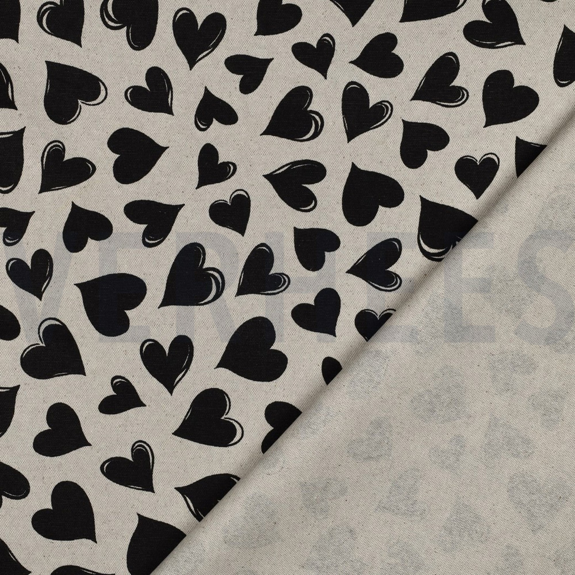 COATED CANVAS LINNENLOOK HARTEN ZWART (high resolution) #4