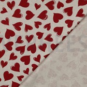 COATED CANVAS LINNENLOOK HARTEN ROOD (thumbnail) #4