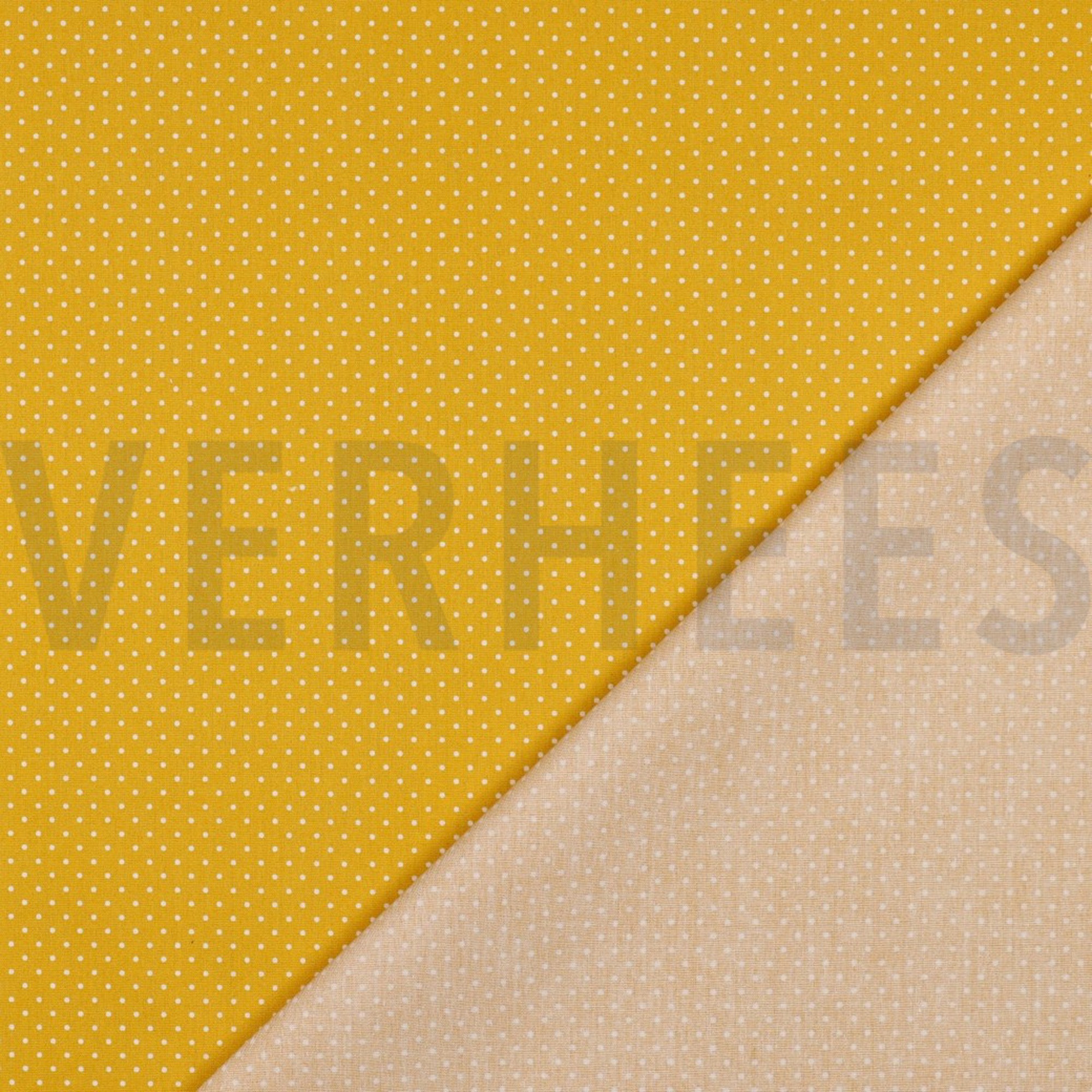 BESCHICHTETE BAUMWOLLE KLEINE PUNKTE GELB (high resolution) #4