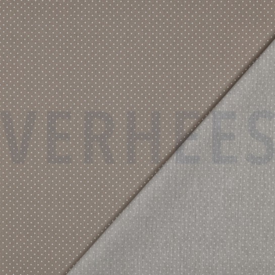 BESCHICHTETE BAUMWOLLE KLEINE PUNKTE SAND #7