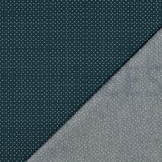 BESCHICHTETE BAUMWOLLE KLEINE PUNKTE PETROL (thumbnail) #4