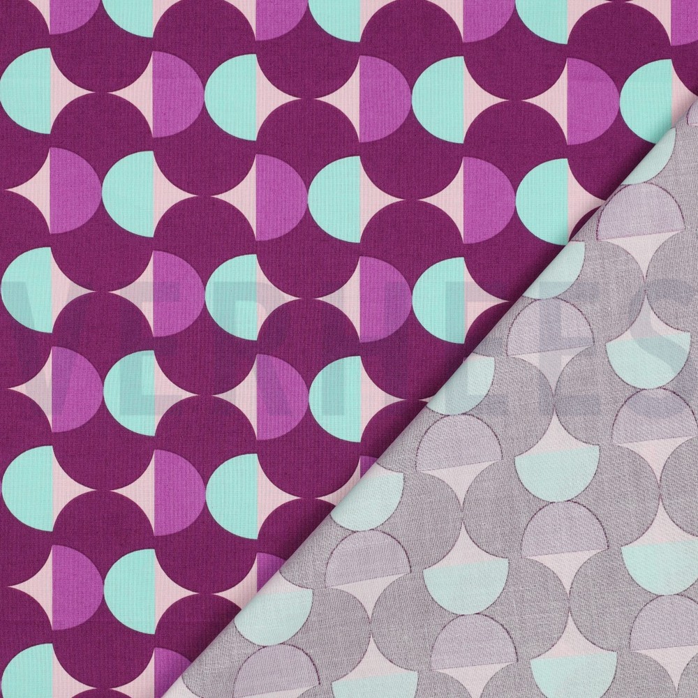 COATED KATOEN GRAFISCH PAARS #7
