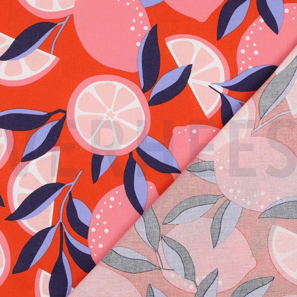 COTON ENDUIT CITRONS ORANGE #7